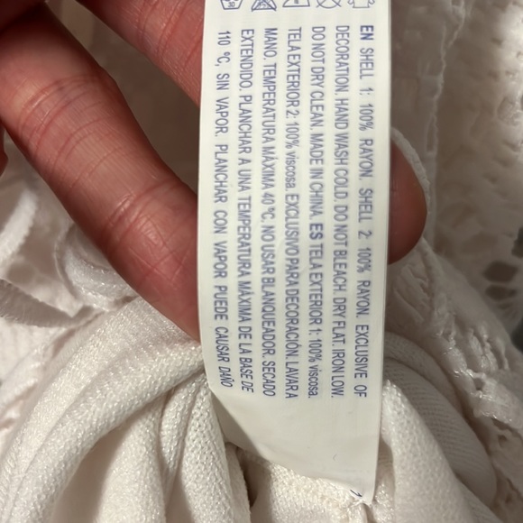 Forever 21 White Sundress/Beach Coverup Size Small - Picture 6 of 6